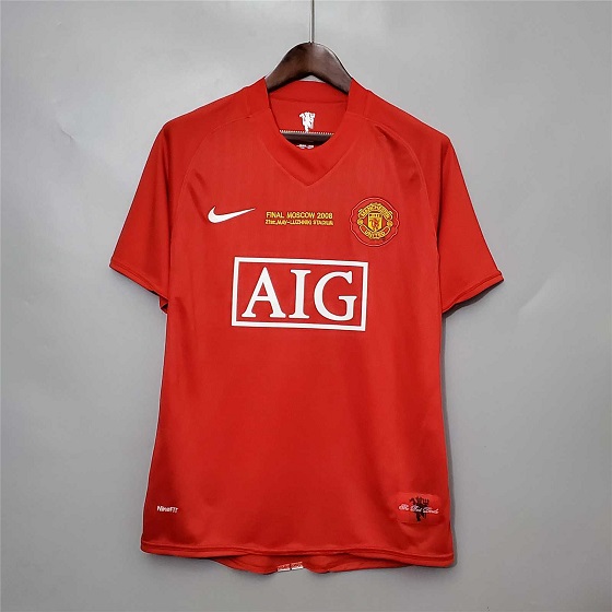 AAA Quality Manchester Utd 07/08 Home UCL Final Jersey
